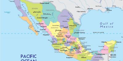 Meksika haritası Şehir Devleti