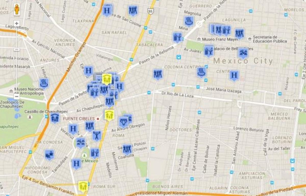 eşcinsel harita Mexico City