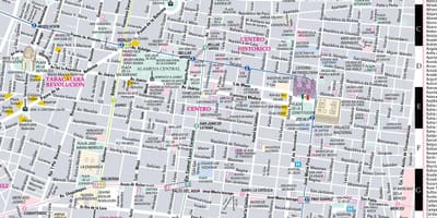 Mexico City sokak haritası 