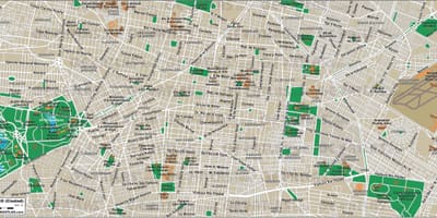 Mexico City sokak haritası