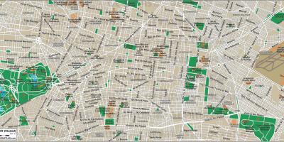 Mexico City sokak haritası