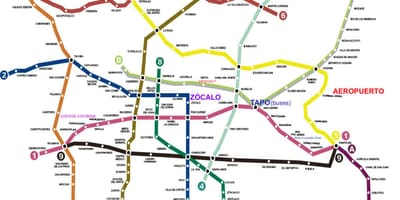 Mexico City tren göster