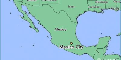 Mexico City harita konumu