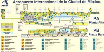 Mexico City Uluslararası Havaalanı Haritayı göster