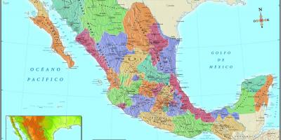 Meksika haritası City posta kodu